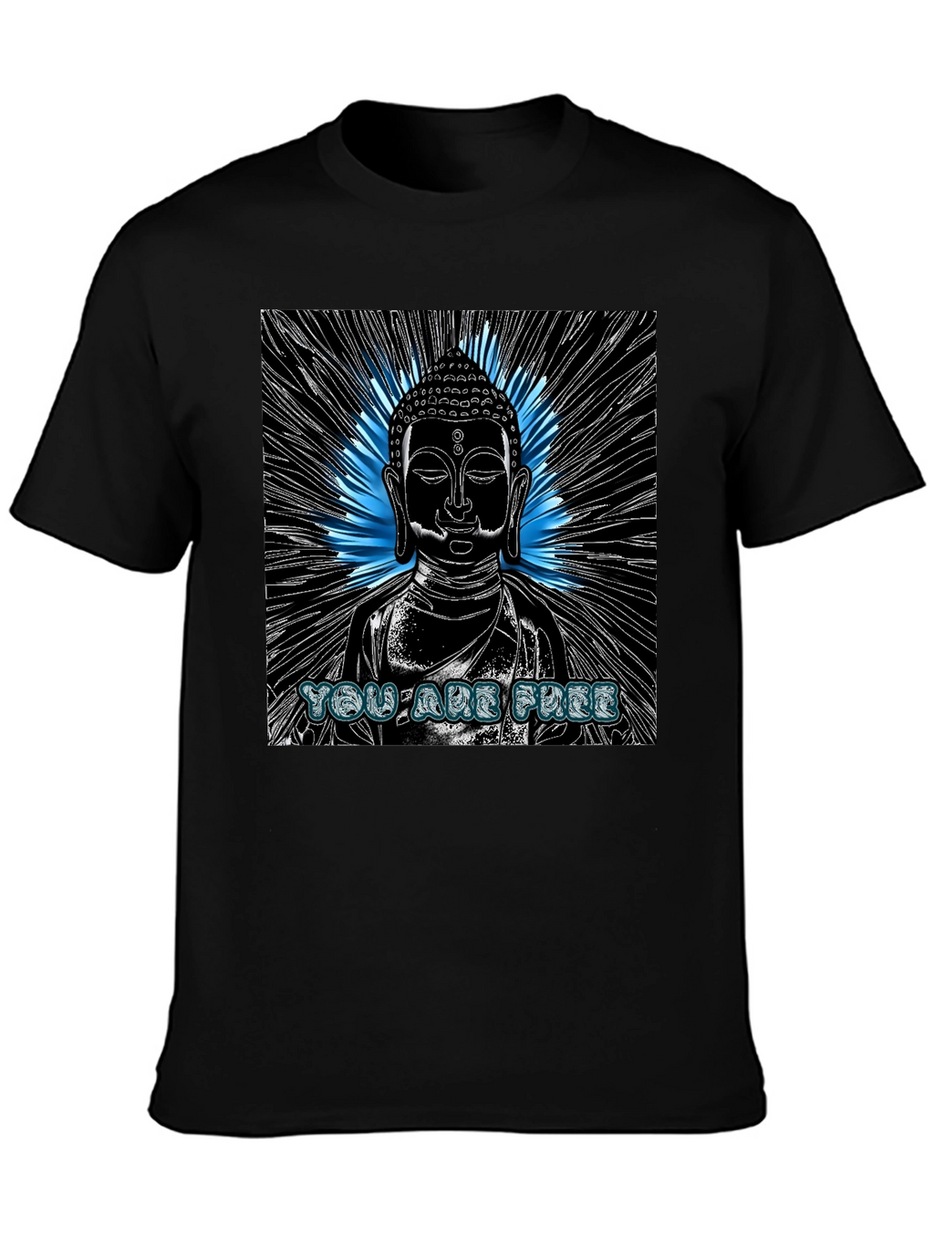 Buddha You Are Free Graphic T-Shirt