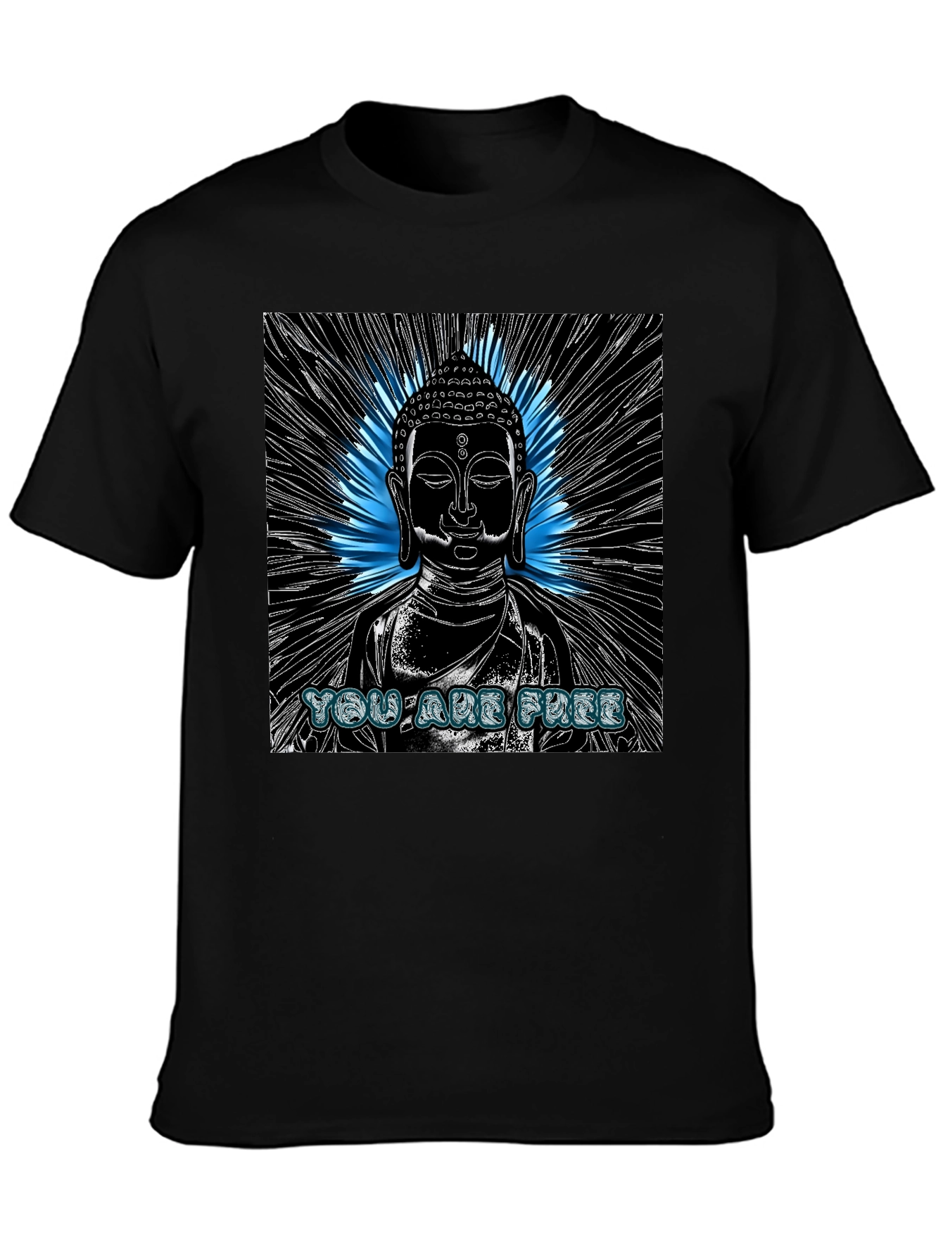 Buddha You Are Free Graphic T-Shirt
