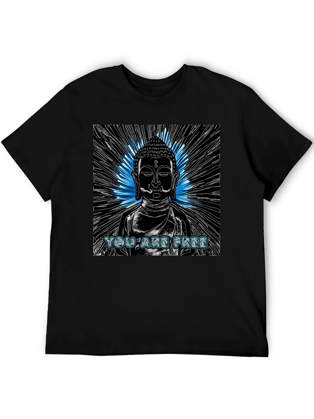 Buddha You Are Free Graphic T-Shirt