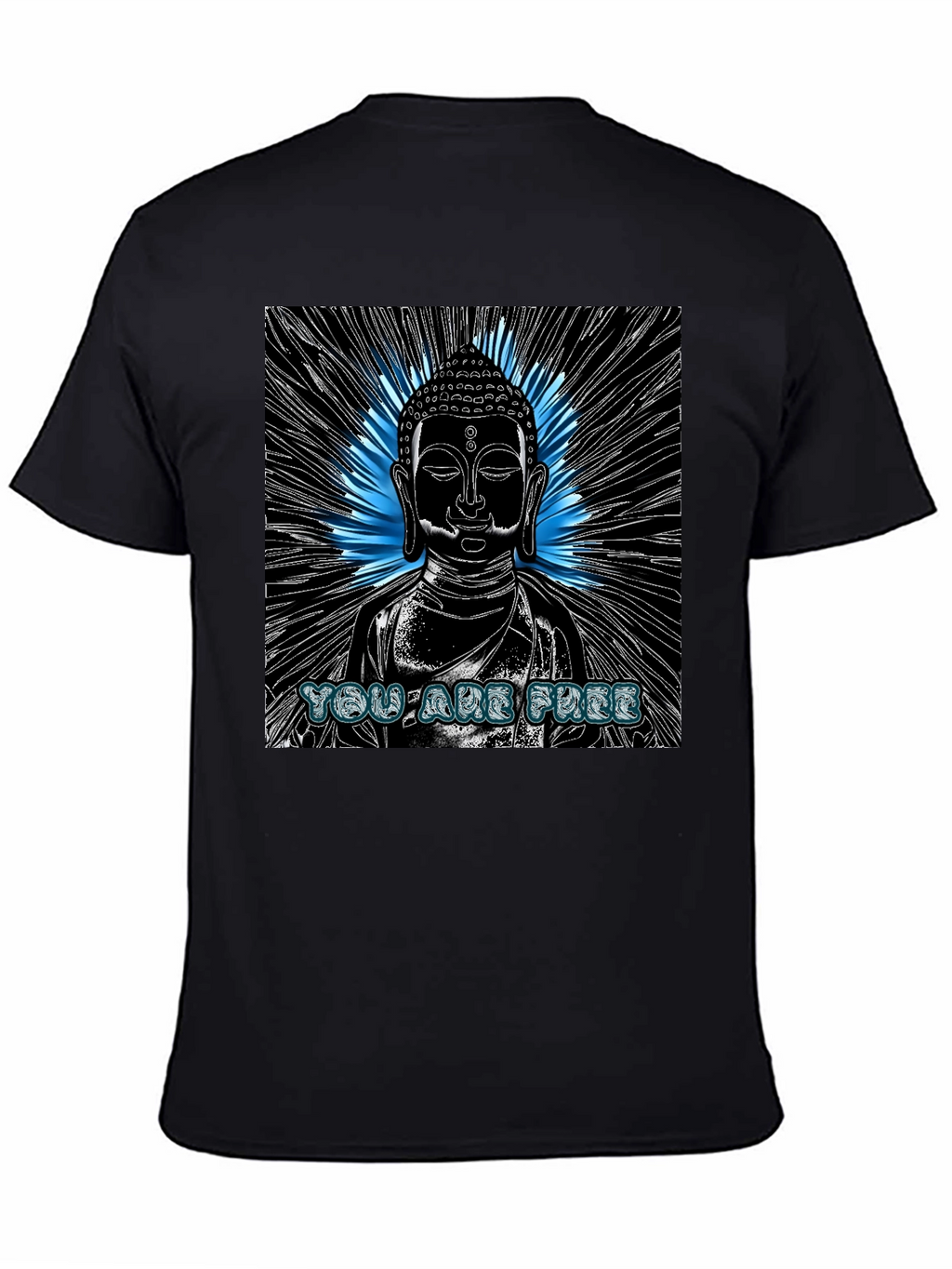 Buddha You Are Free Graphic T-Shirt