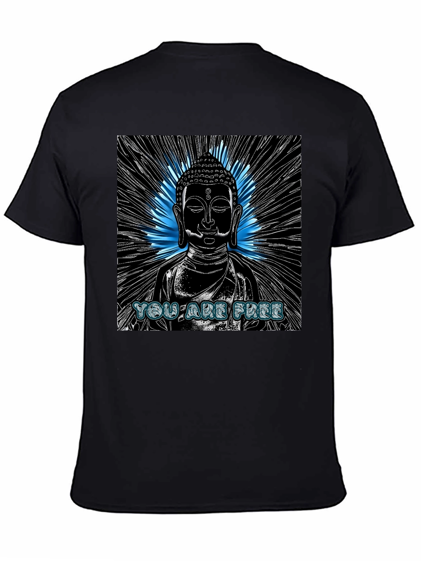 Buddha You Are Free Graphic T-Shirt