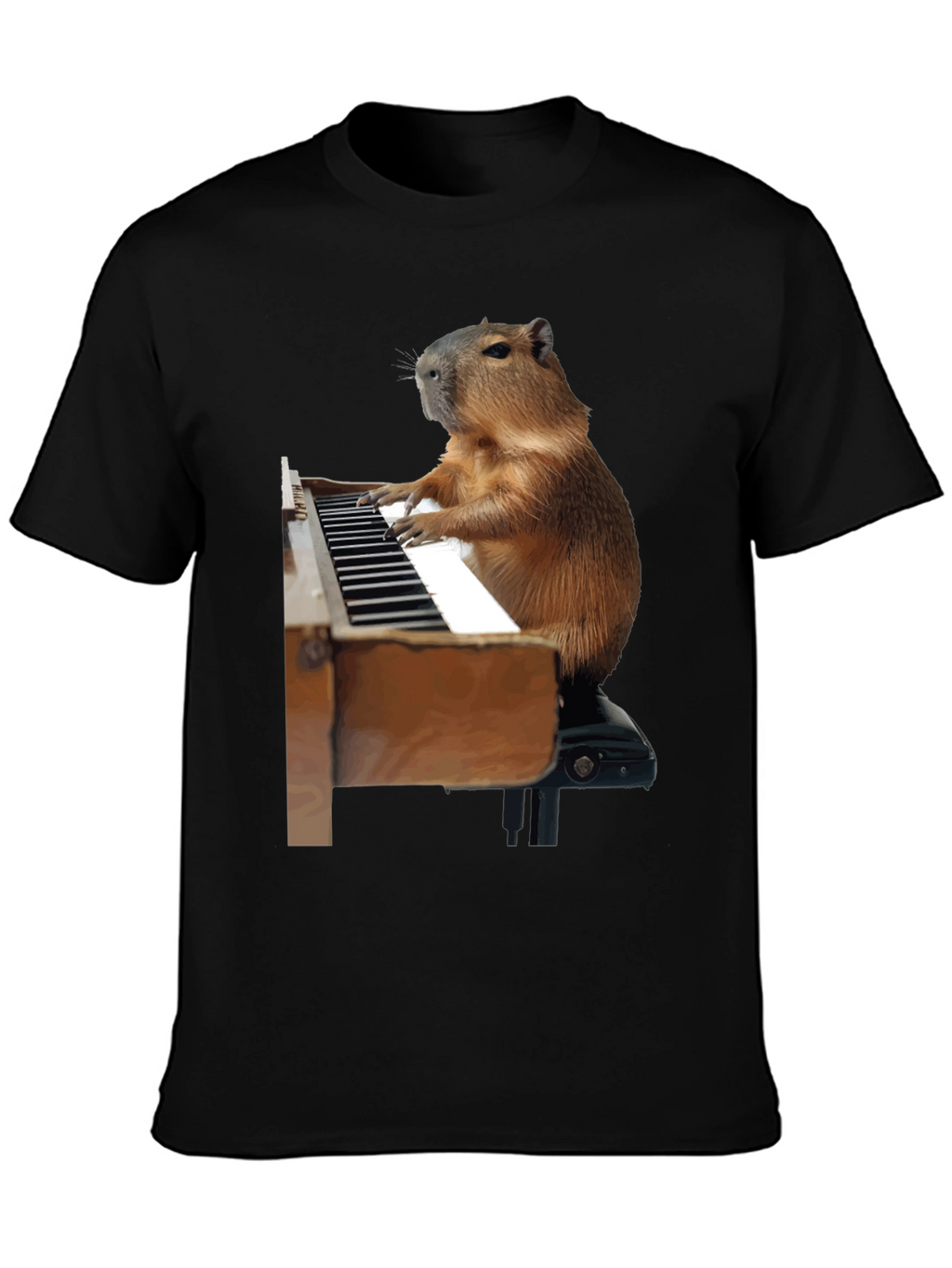 Capybara Piano T-Shirt