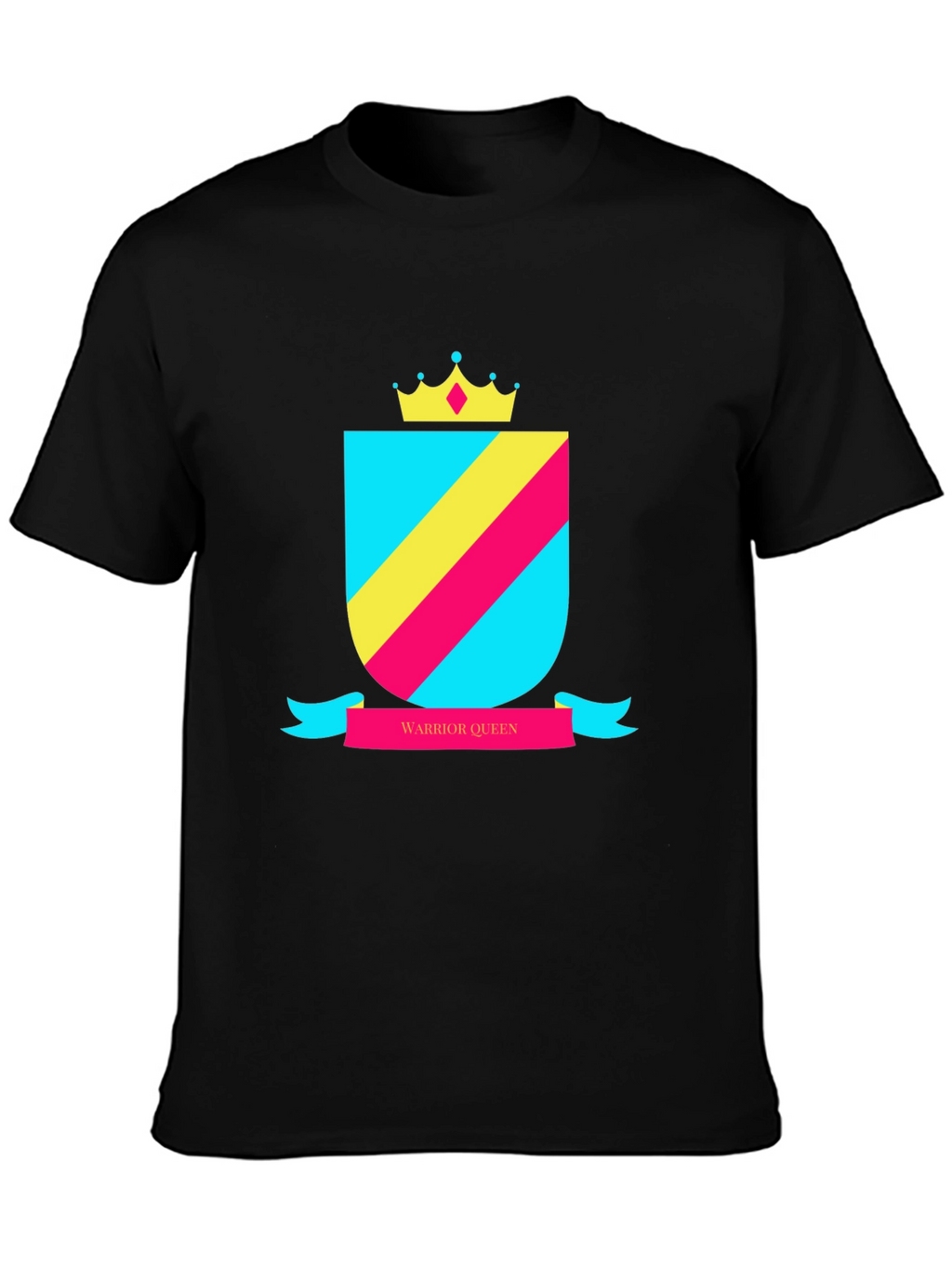 Warrior Queen Graphic T-Shirt - Black Unisex Tee