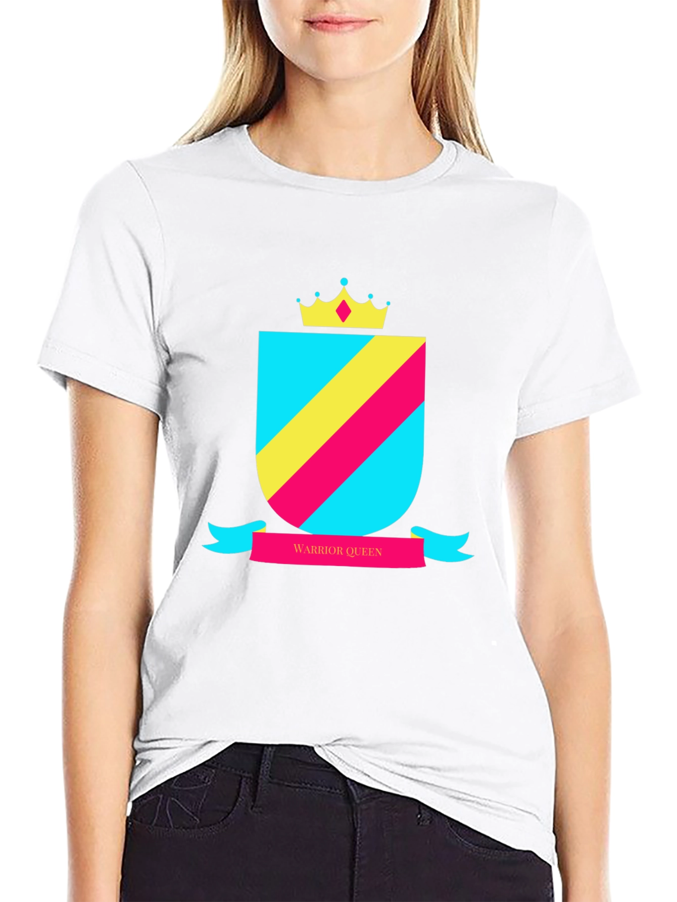 Warrior Queen Graphic T-Shirt - Black Unisex Tee