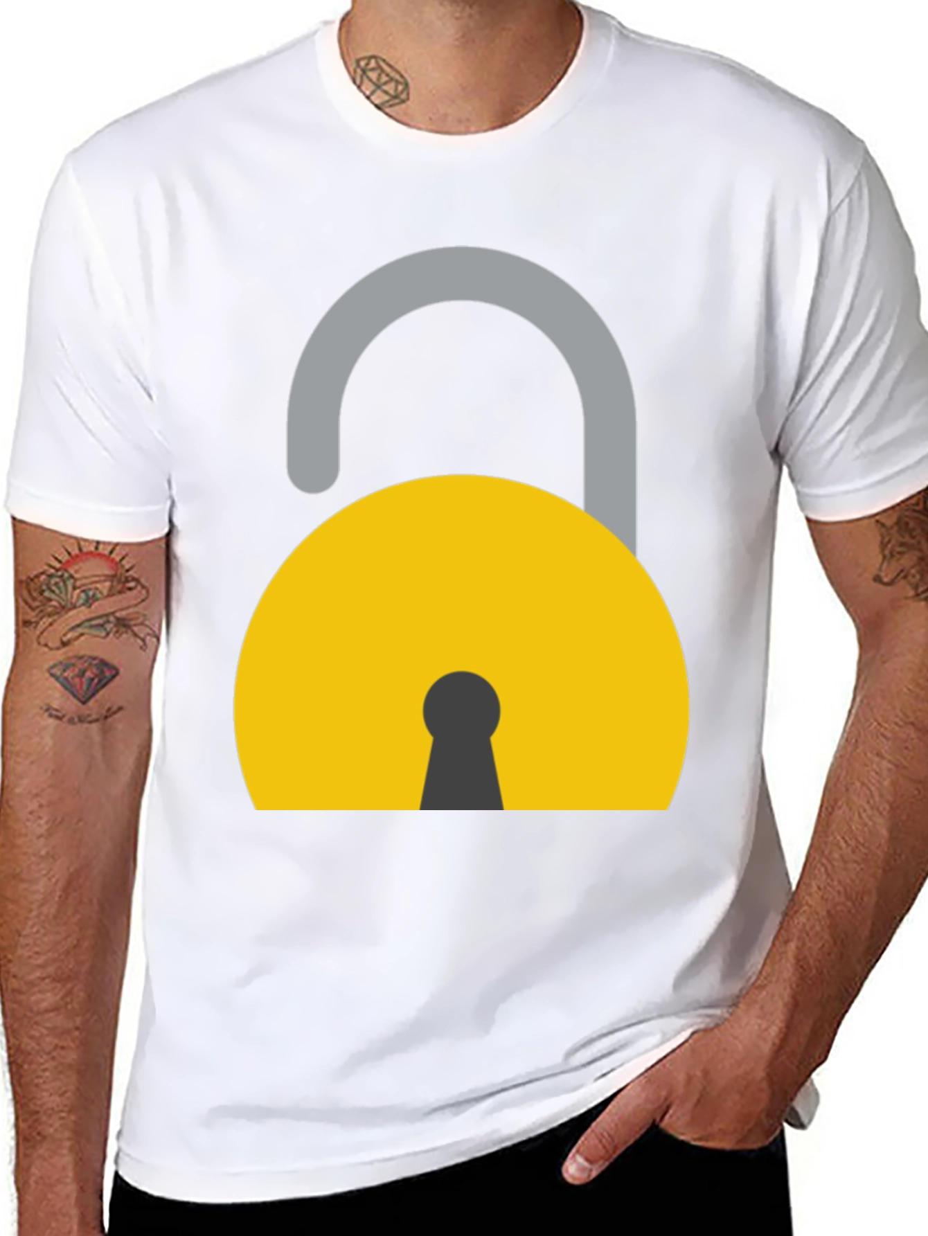 Unlock Your Style: Open Lock Graphic Tee