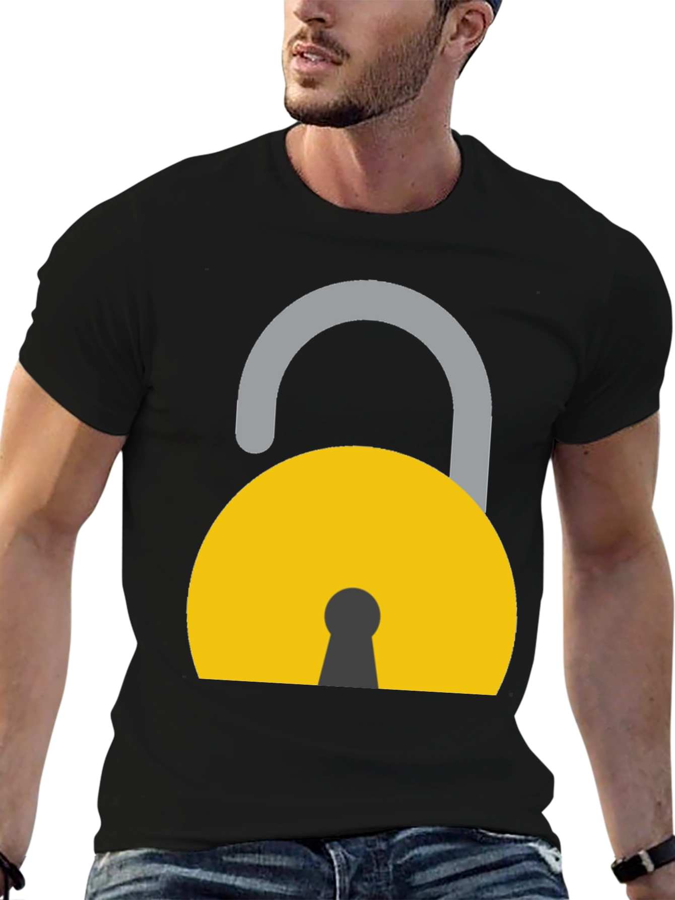Unlock Your Style: Open Lock Graphic Tee