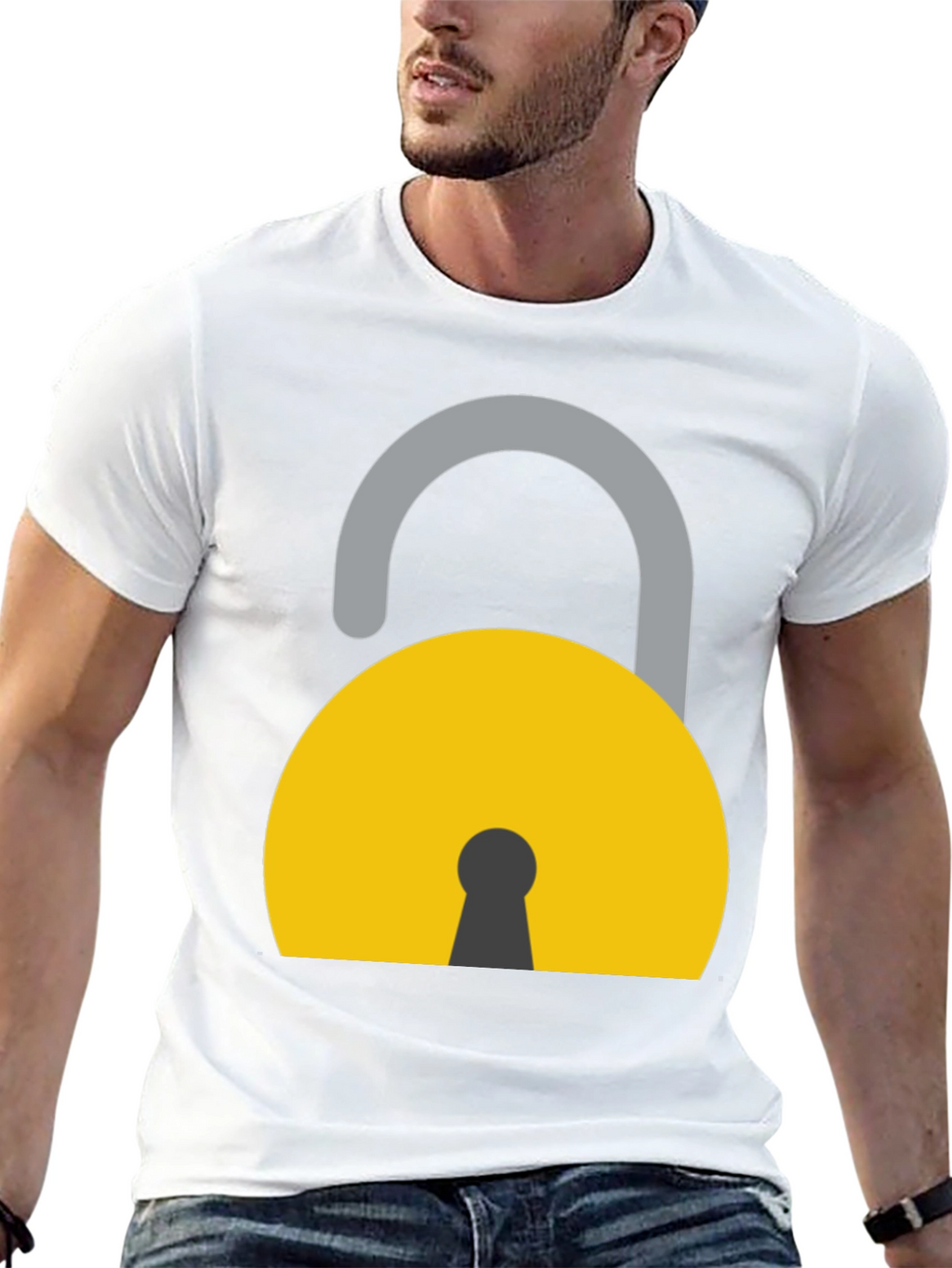 Unlock Your Style: Open Lock Graphic Tee