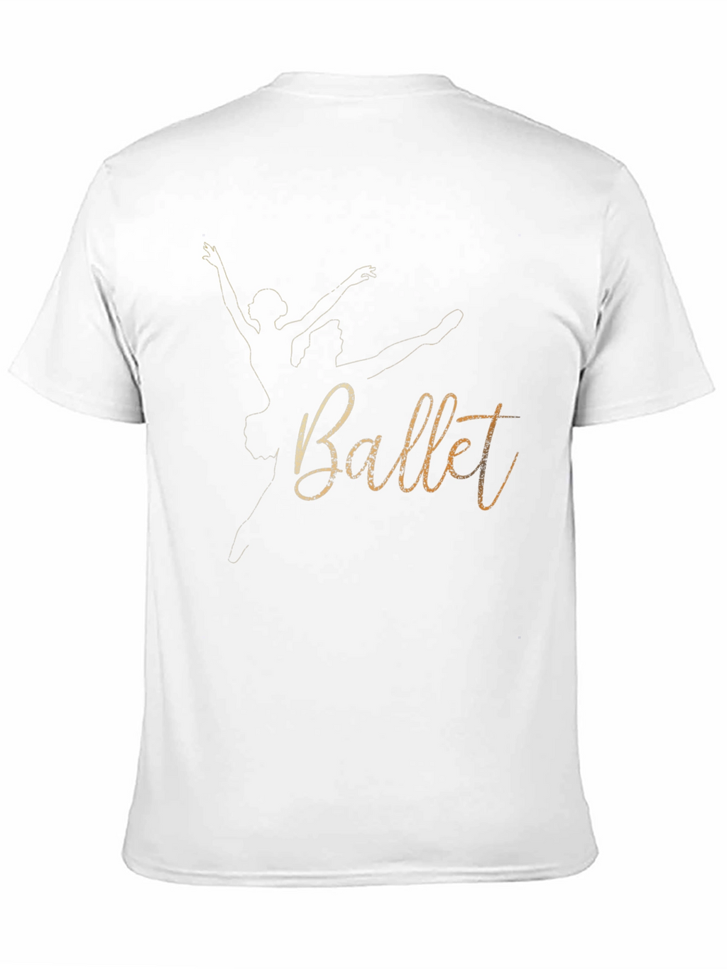 Ballet Dancer Graphic T-Shirt - Stylish Black Tee