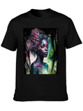Artistic Woman Graphic T-Shirt