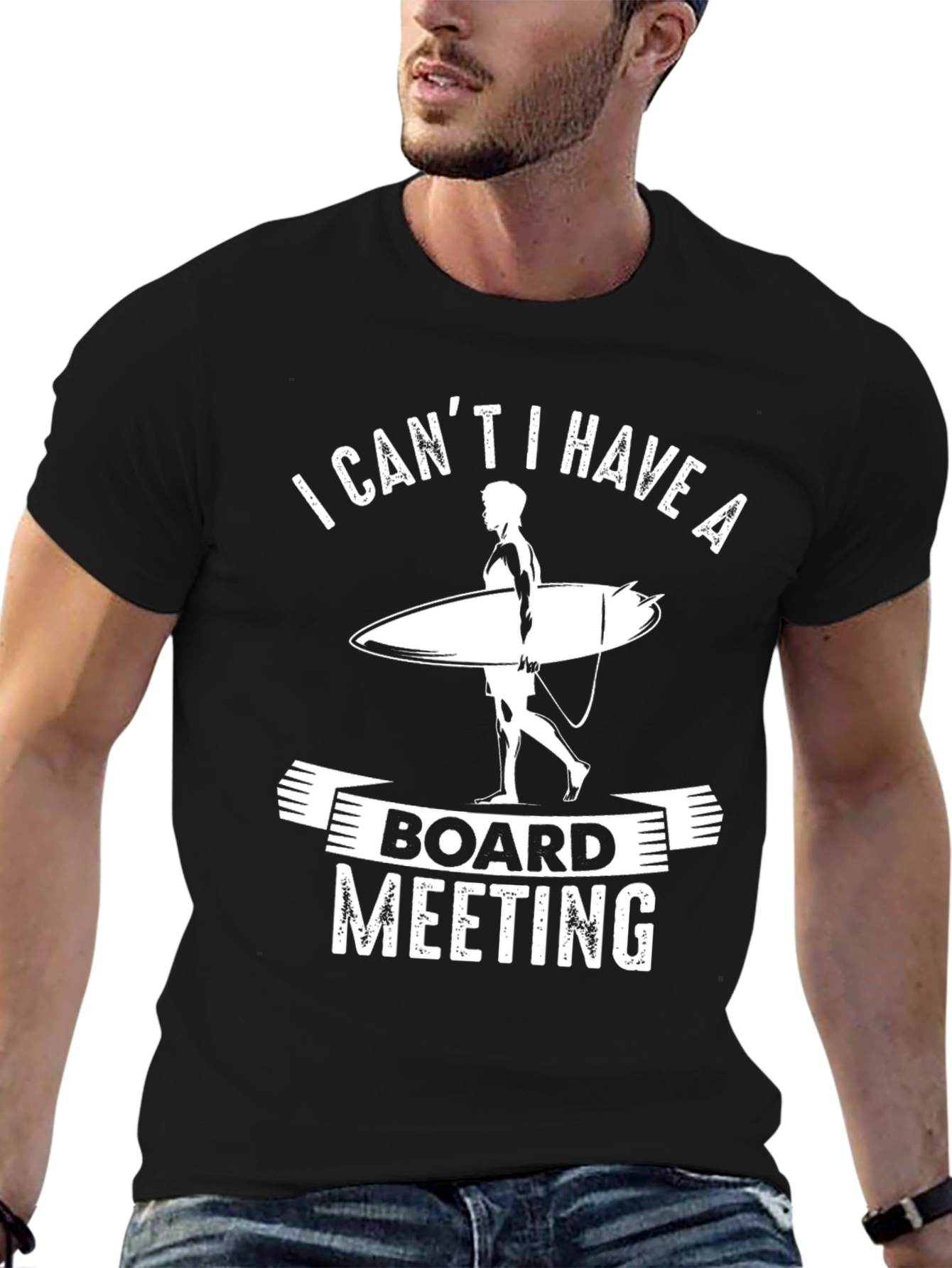 Board Meeting T-Shirt - Surfer Design