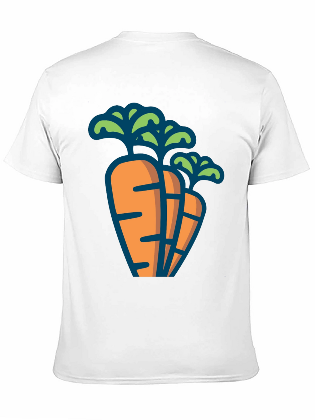 Carrot Graphic Tee - Black Unisex T-Shirt