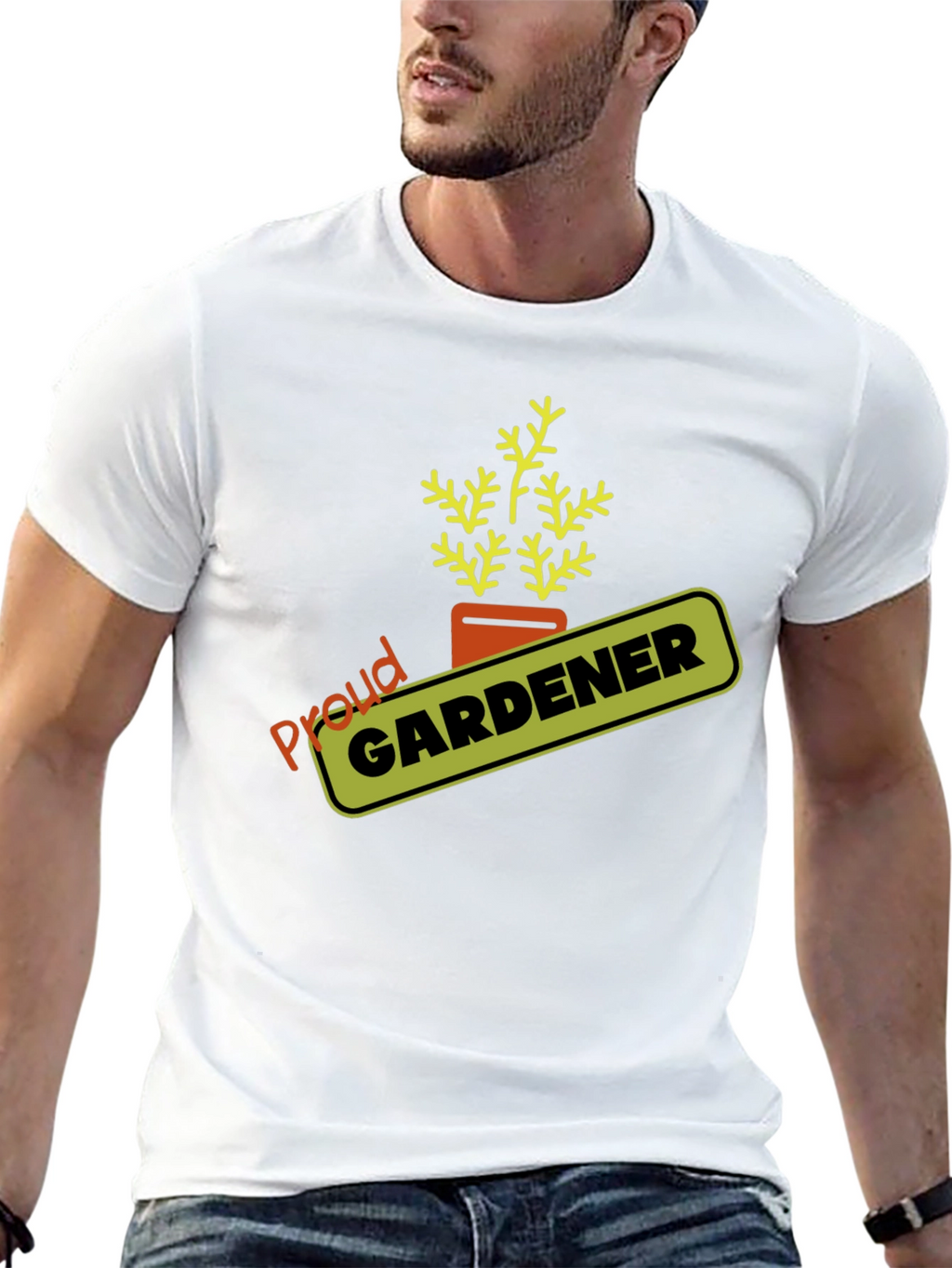 Proud Gardener Black T-Shirt