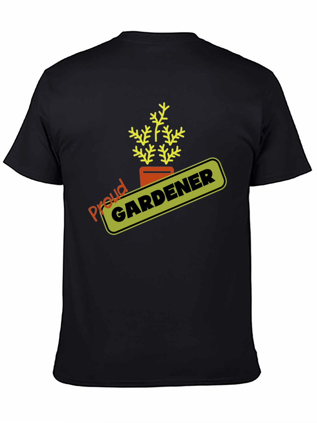 Proud Gardener Black T-Shirt