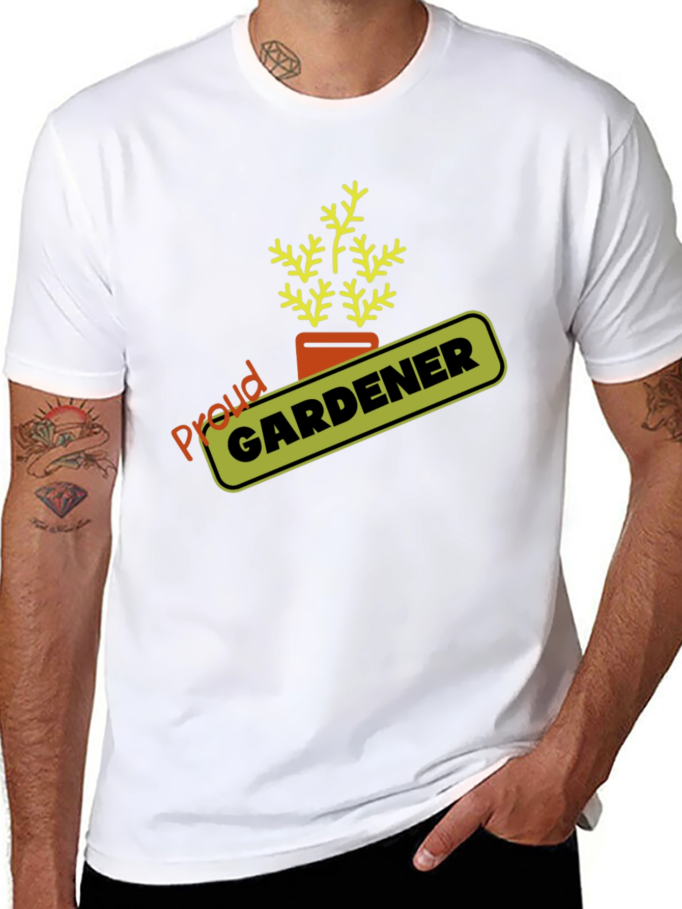 Proud Gardener Black T-Shirt