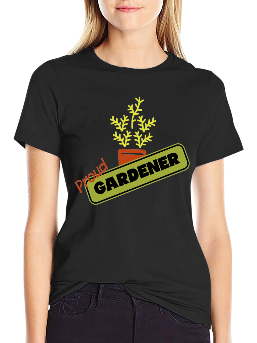 Proud Gardener Black T-Shirt