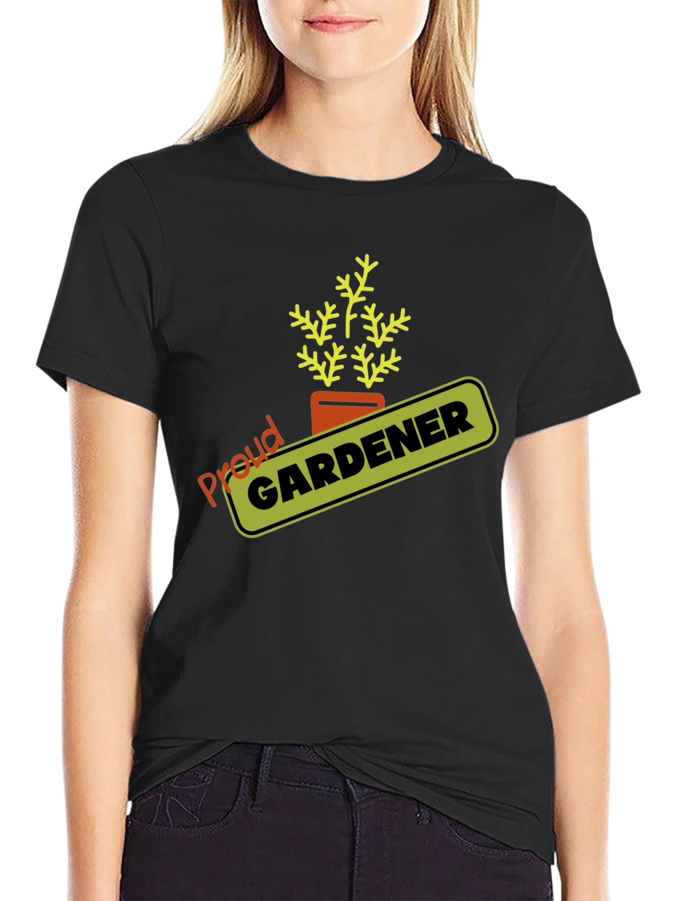 Proud Gardener Black T-Shirt