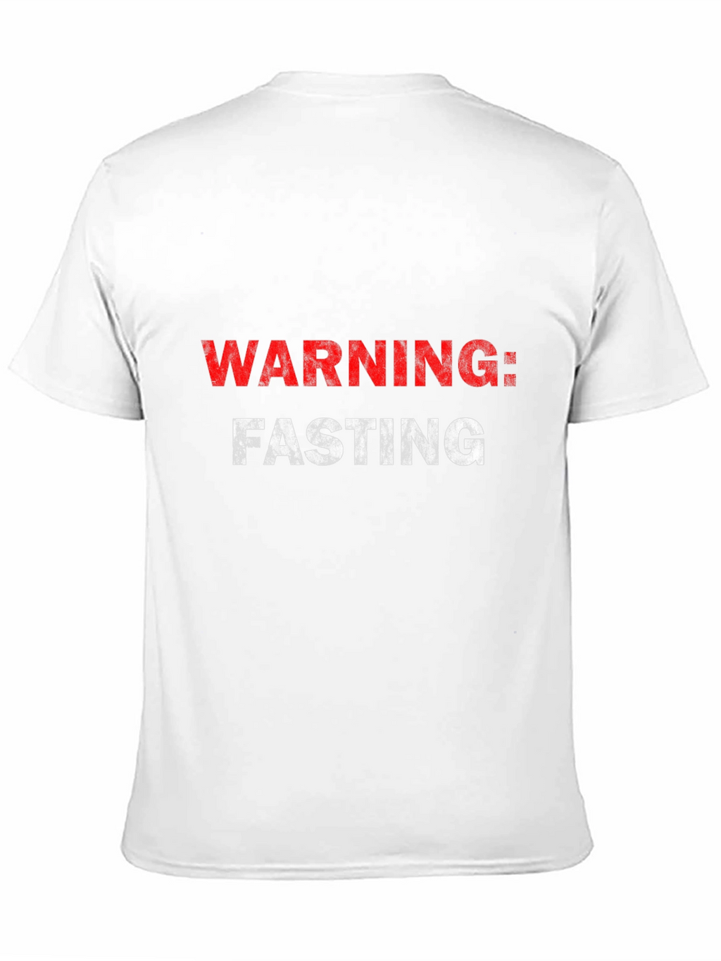 Warning: Fasting Black Graphic Tee