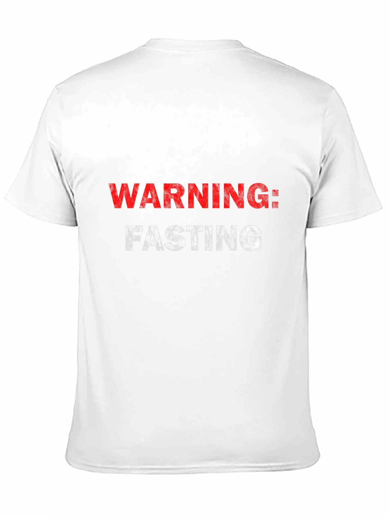 Warning: Fasting Black Graphic Tee