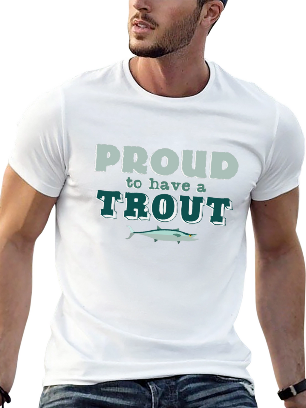 Proud to Have a Trout Graphic Tee