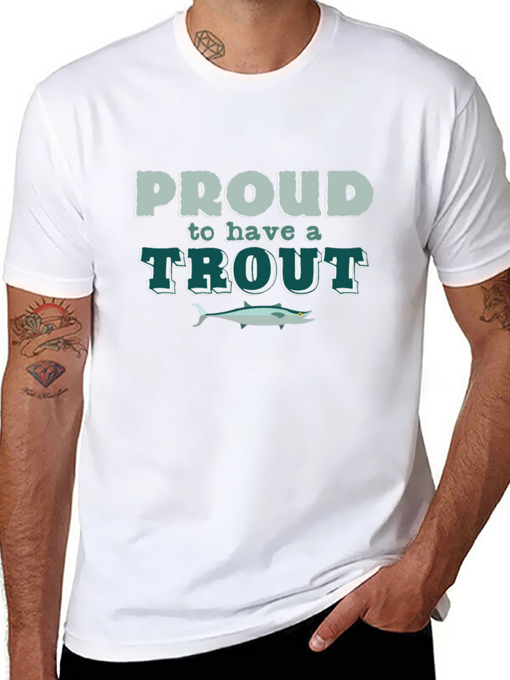 Proud to Have a Trout Graphic Tee