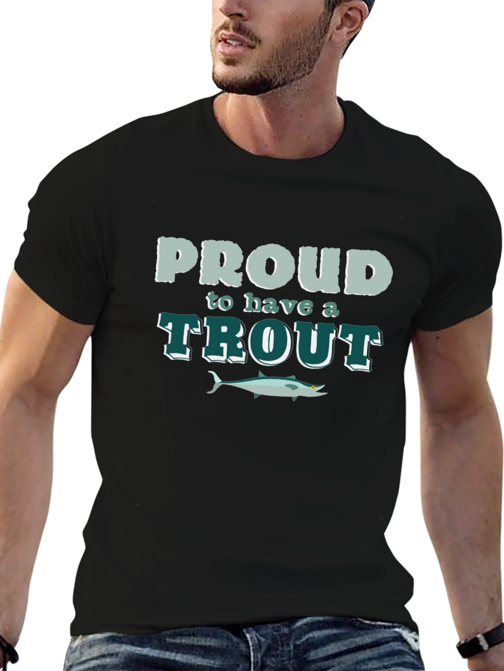 Proud to Have a Trout Graphic Tee