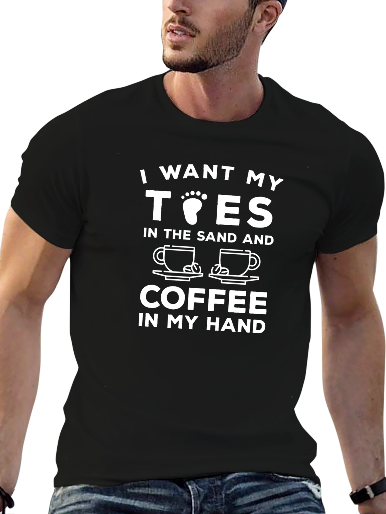 I Want My Toes in the Sand T-Shirt