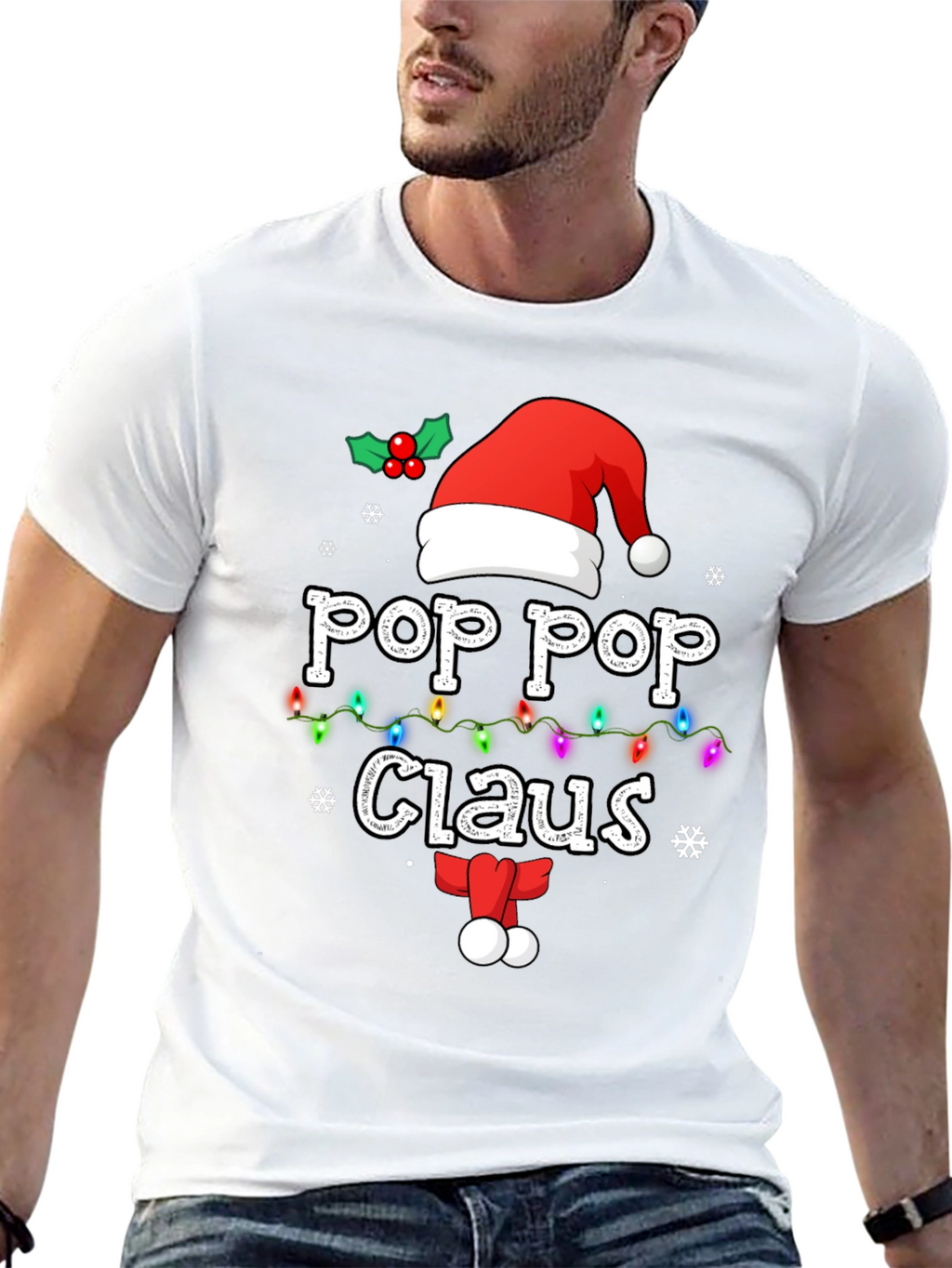 Pop Pop Claus Christmas T-Shirt