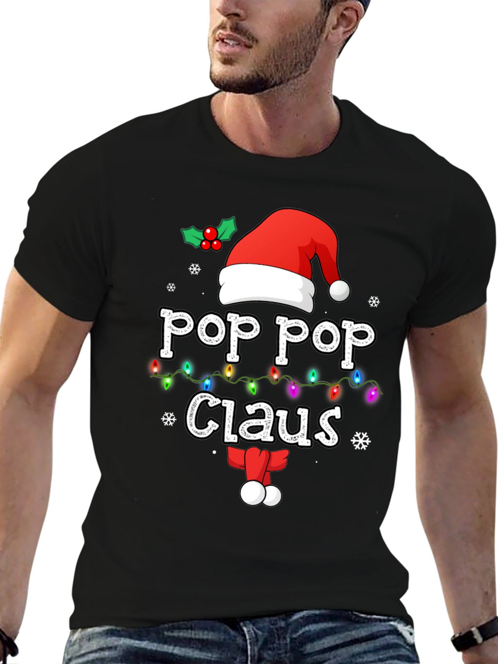 Pop Pop Claus Christmas T-Shirt