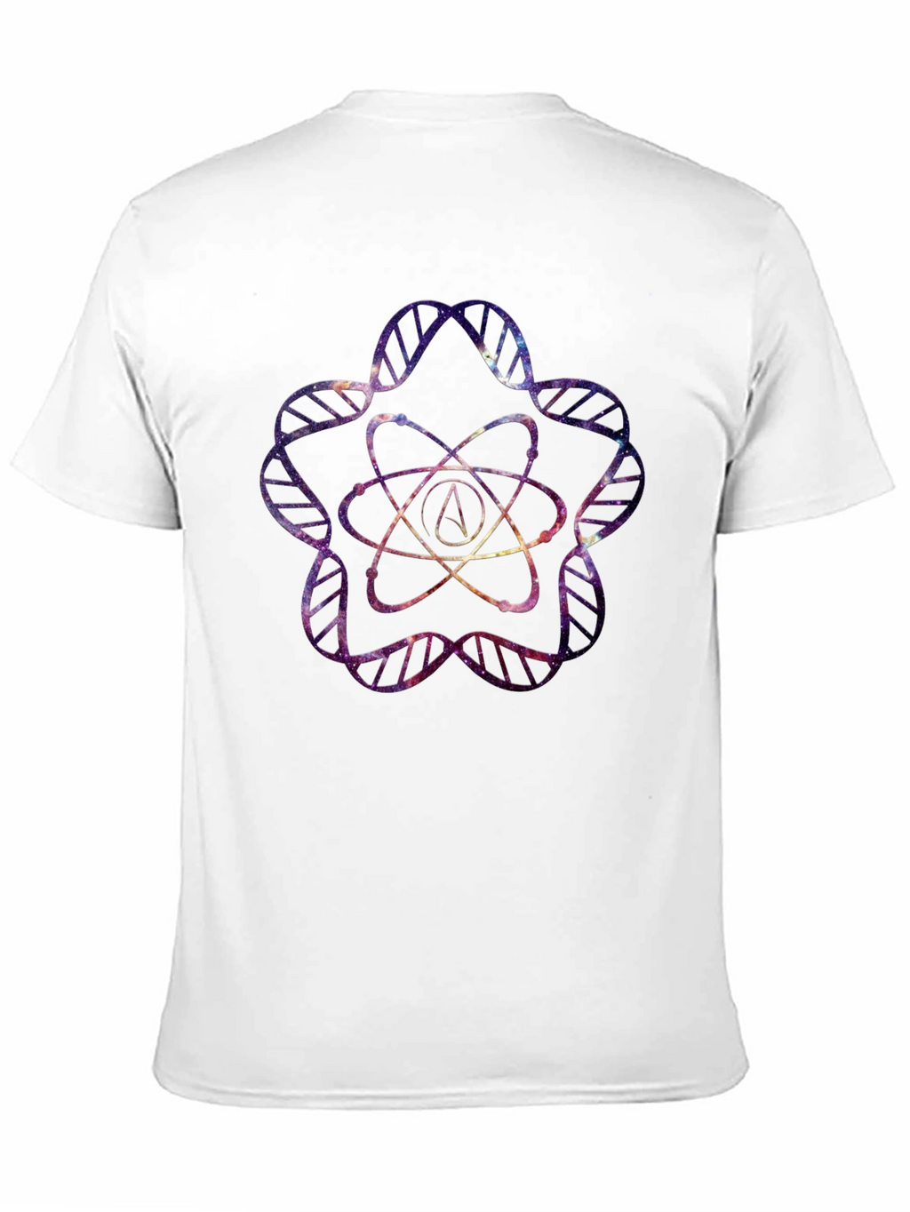Galaxy Atheist Atom DNA T-Shirt