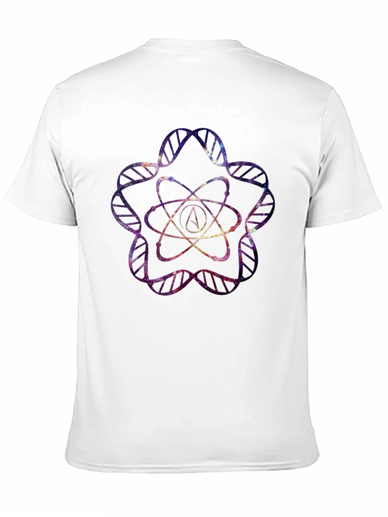 Galaxy Atheist Atom DNA T-Shirt