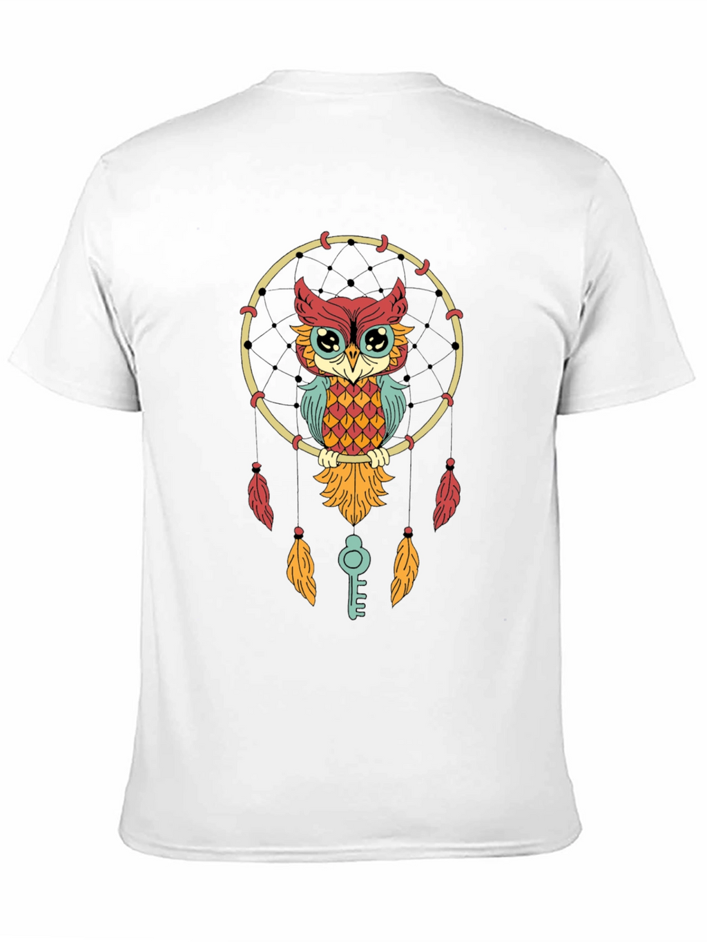 Owl Dreamcatcher Graphic Tee - Stylish Unisex T-Shirt
