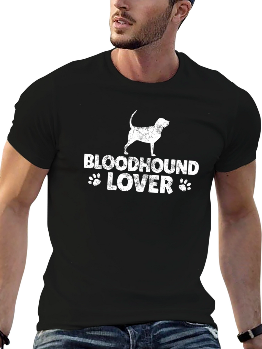 Bloodhound Lover Black T-Shirt
