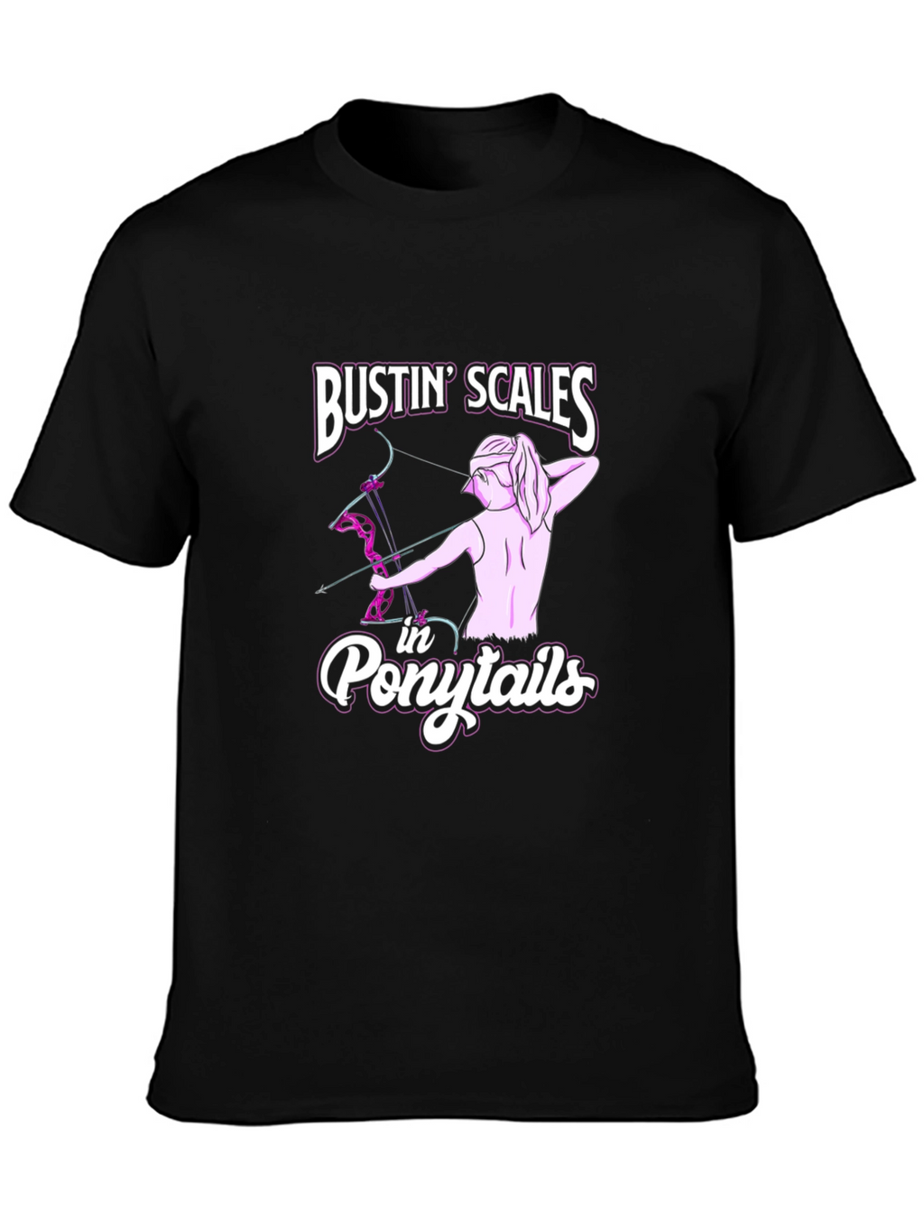 Bustin Scales in Ponytails Graphic Tee