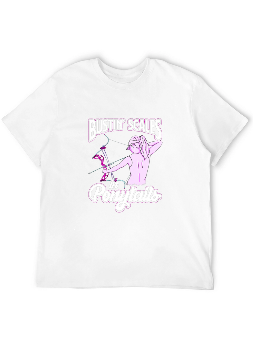 Bustin Scales in Ponytails Graphic Tee