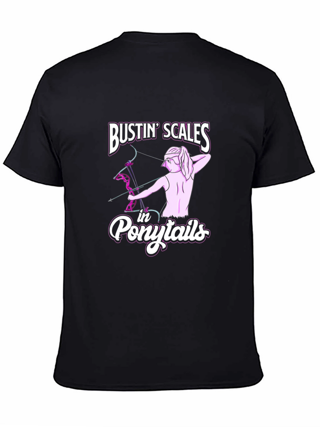 Bustin Scales in Ponytails Graphic Tee