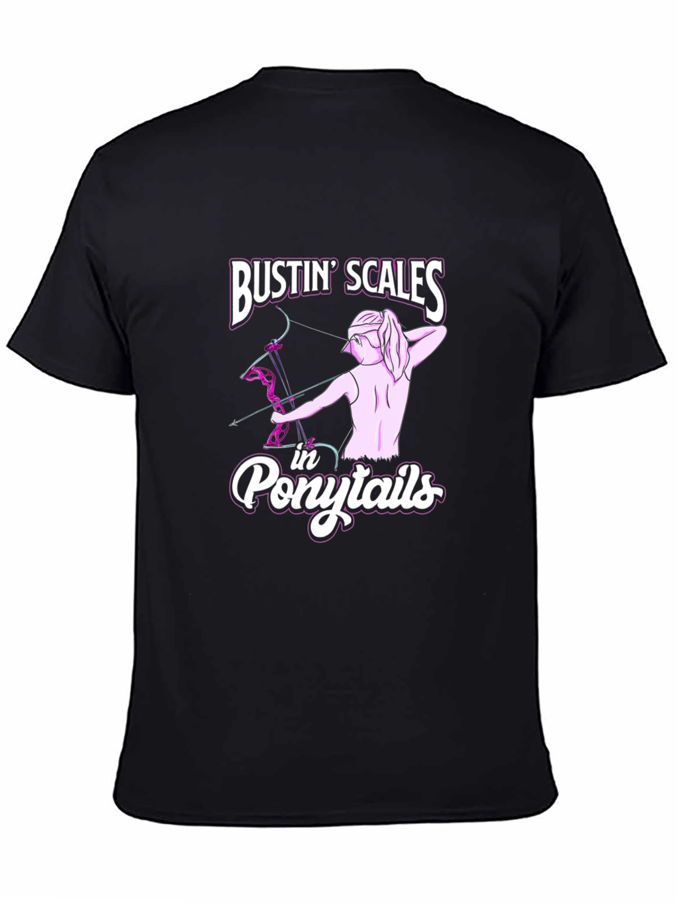 Bustin Scales in Ponytails Graphic Tee