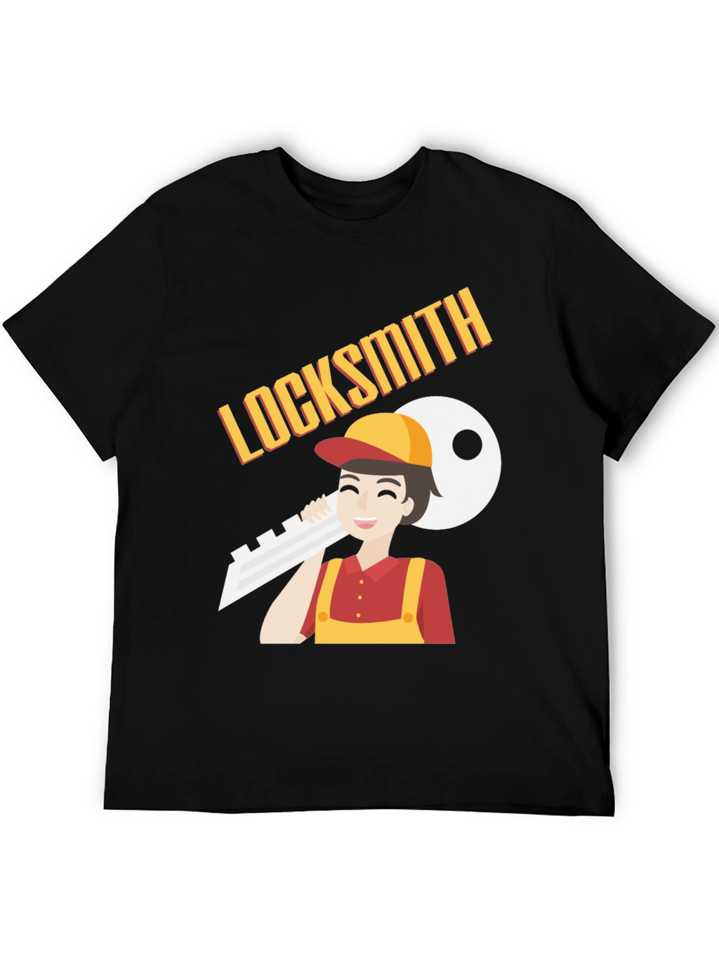 Locksmith T-Shirt - Cartoon Design