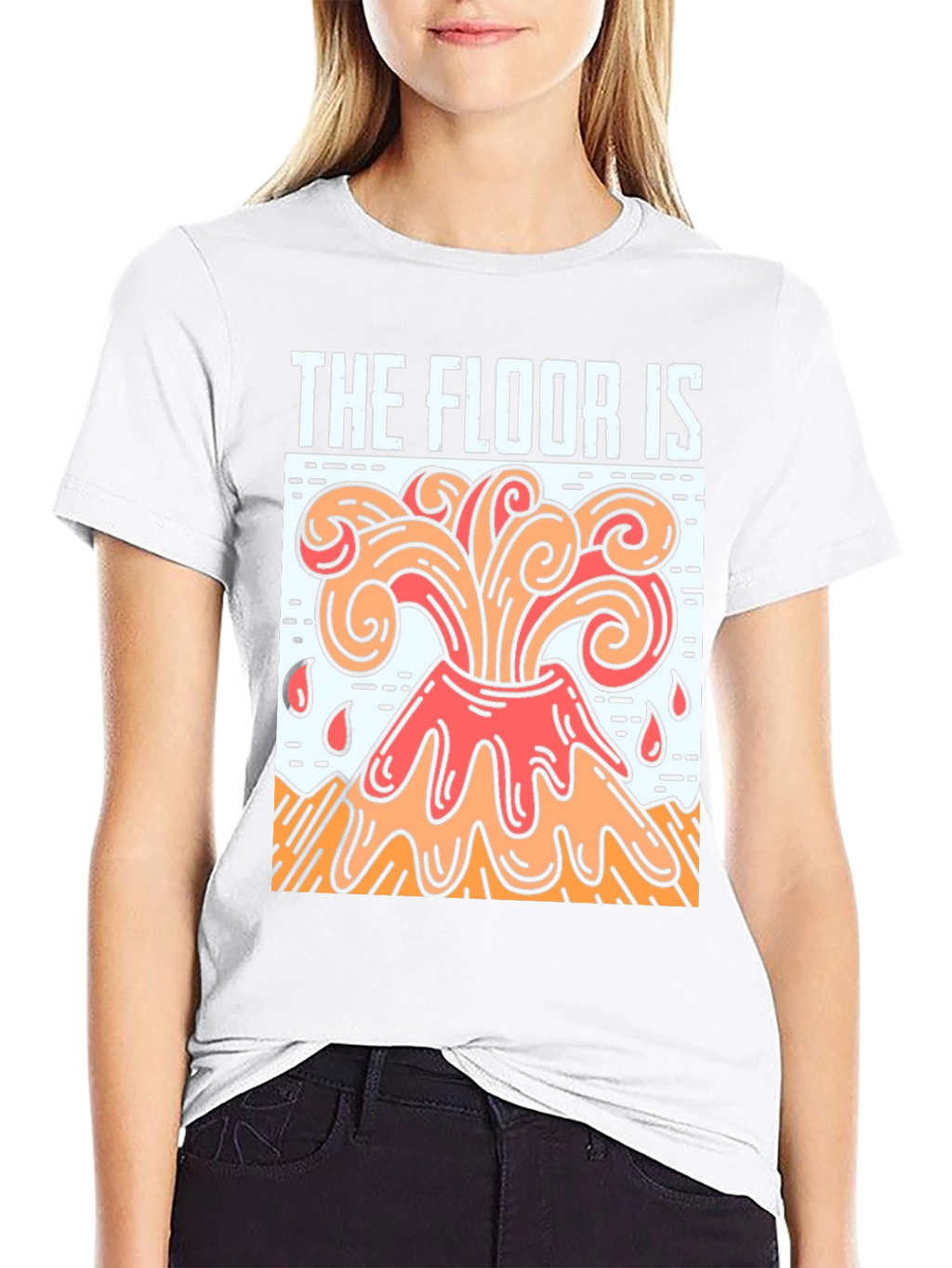 The Floor Is Lava Graphic T-Shirt