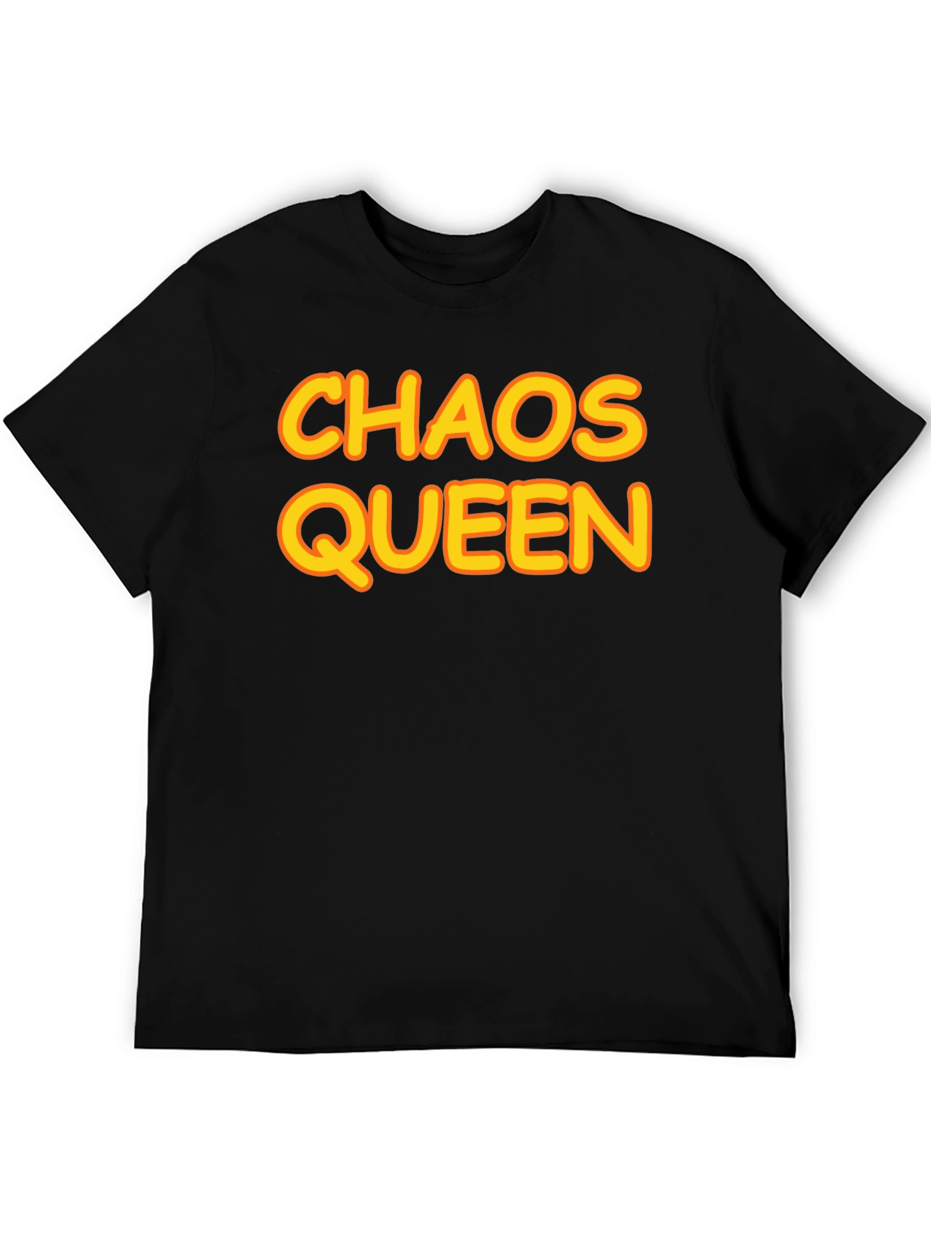 Chaos Queen Graphic T-Shirt - Black