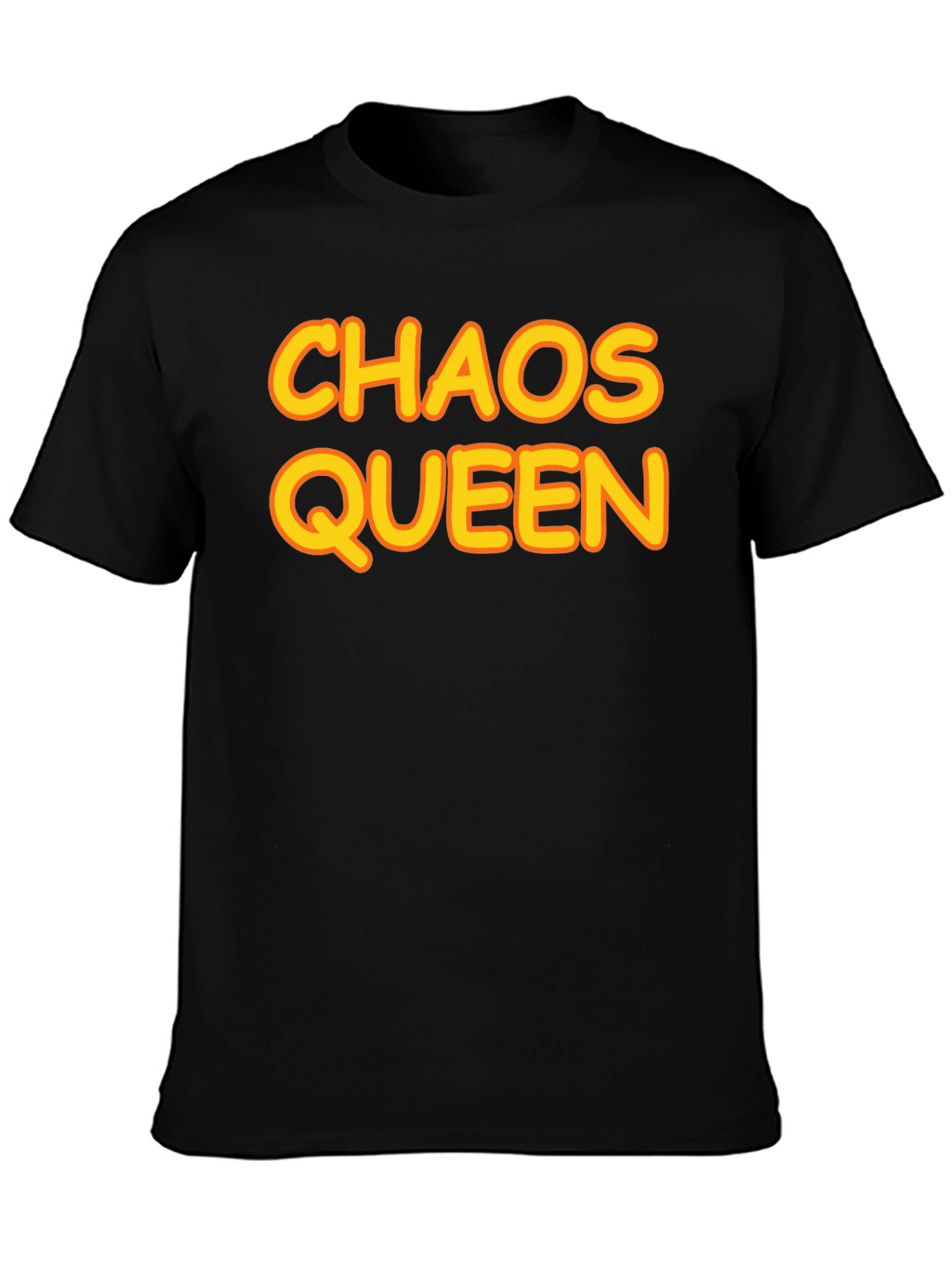 Chaos Queen Graphic T-Shirt - Black
