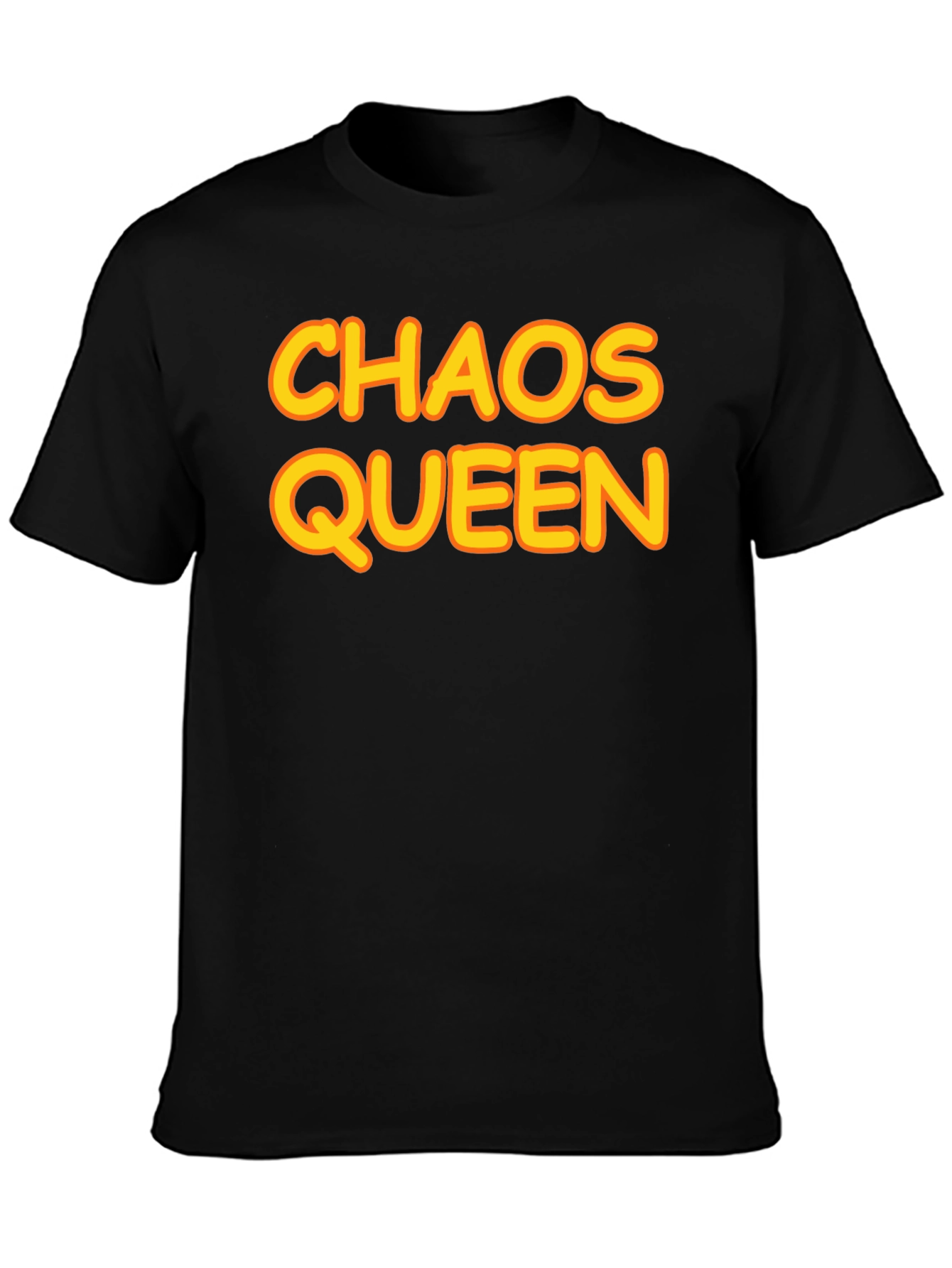 Chaos Queen Graphic T-Shirt - Black