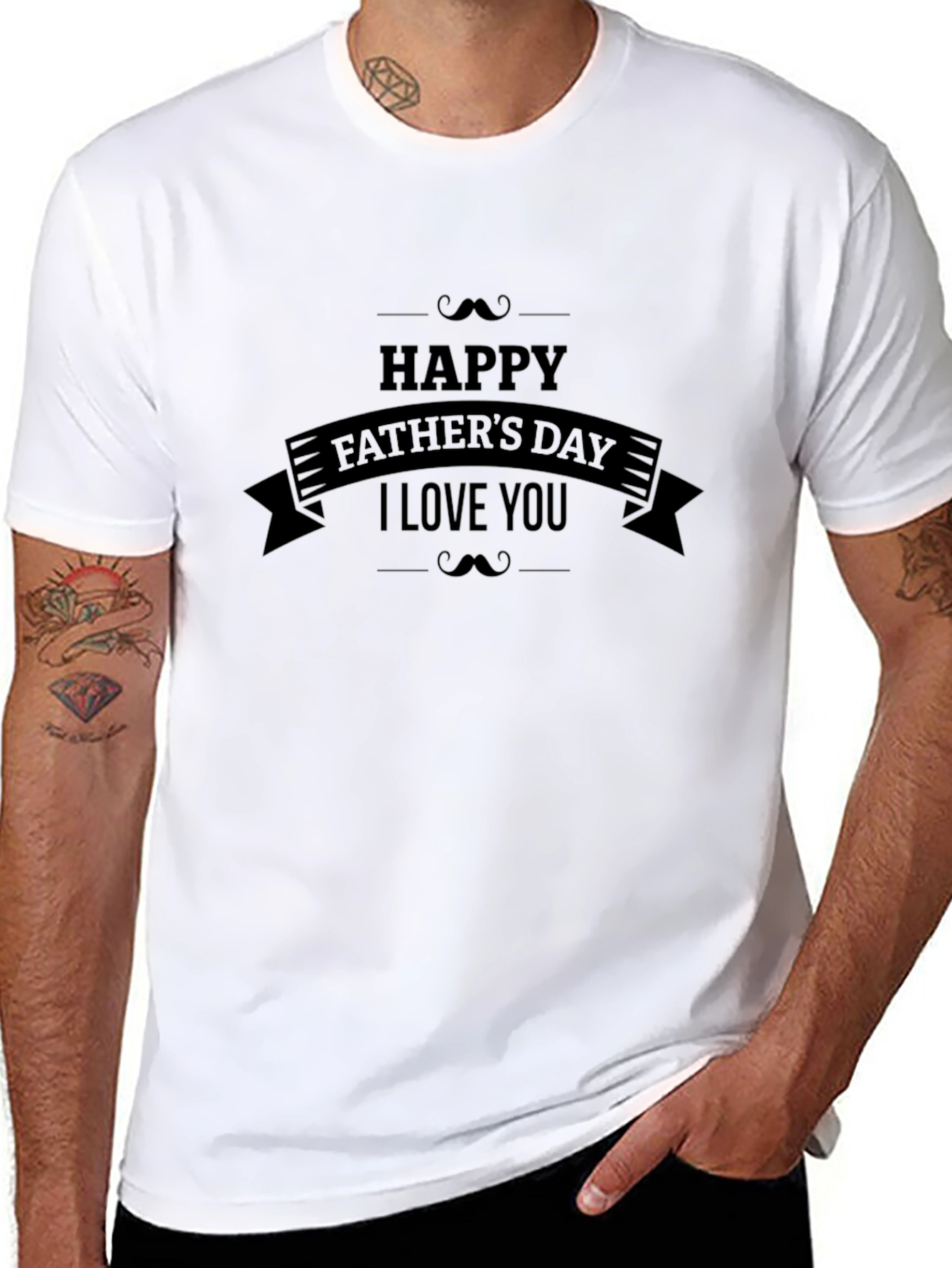 Happy Fathers Day I Love You T-Shirt