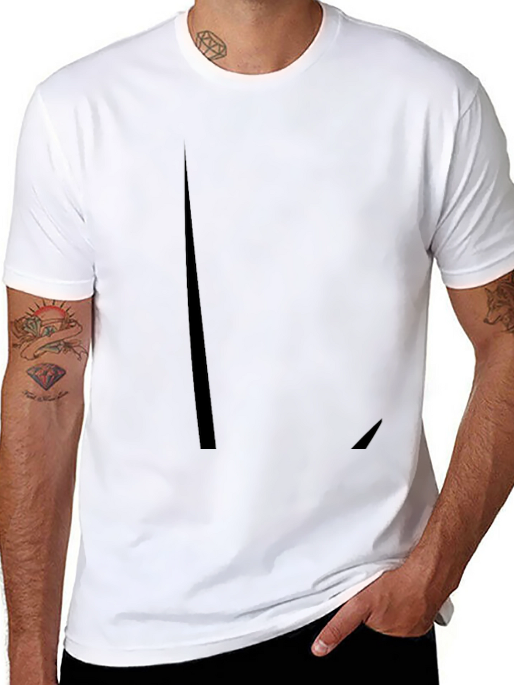 Mens Classic Black T-Shirt - Casual Comfort