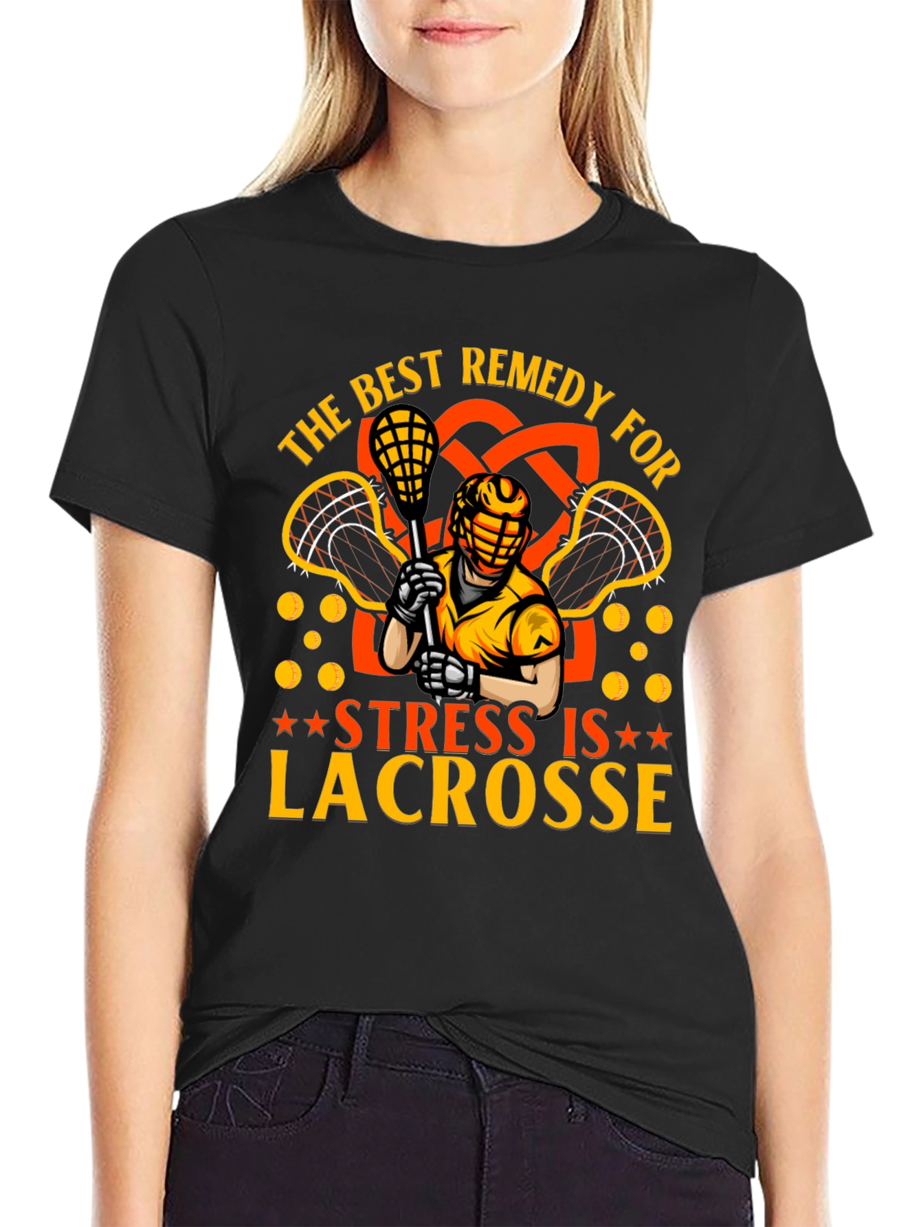 Lacrosse Stress Relief T-Shirt
