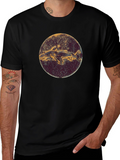 Shark Illustration Black Tee