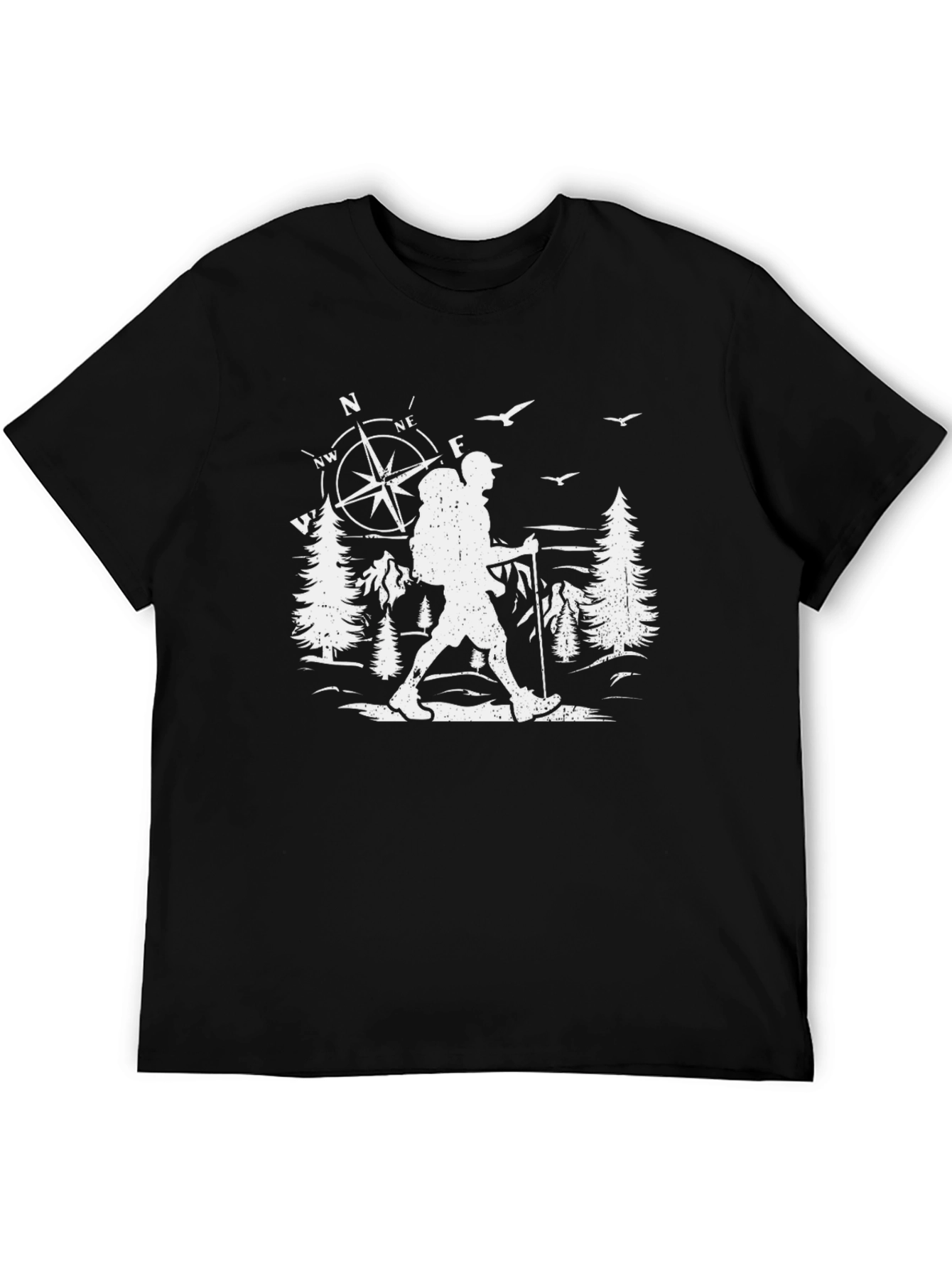 Adventure Awaits: Hiker Graphic T-Shirt
