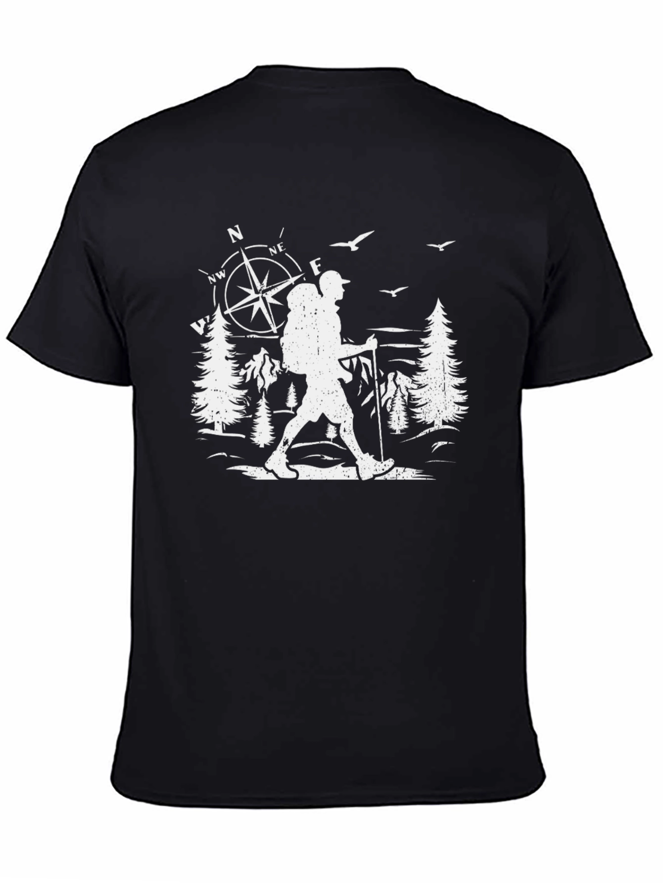 Adventure Awaits: Hiker Graphic T-Shirt