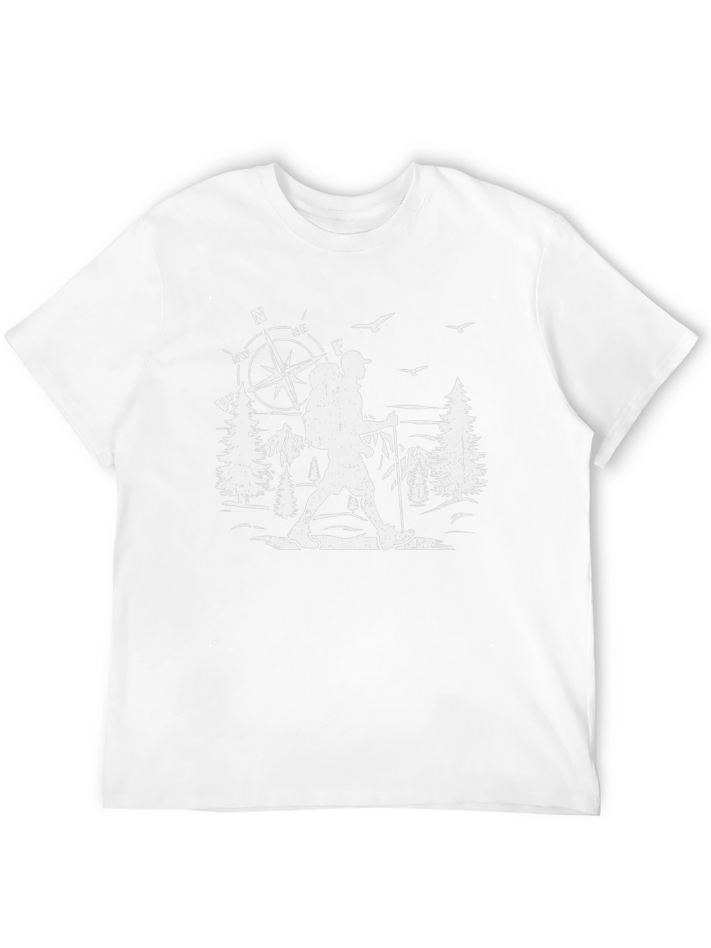 Adventure Awaits: Hiker Graphic T-Shirt