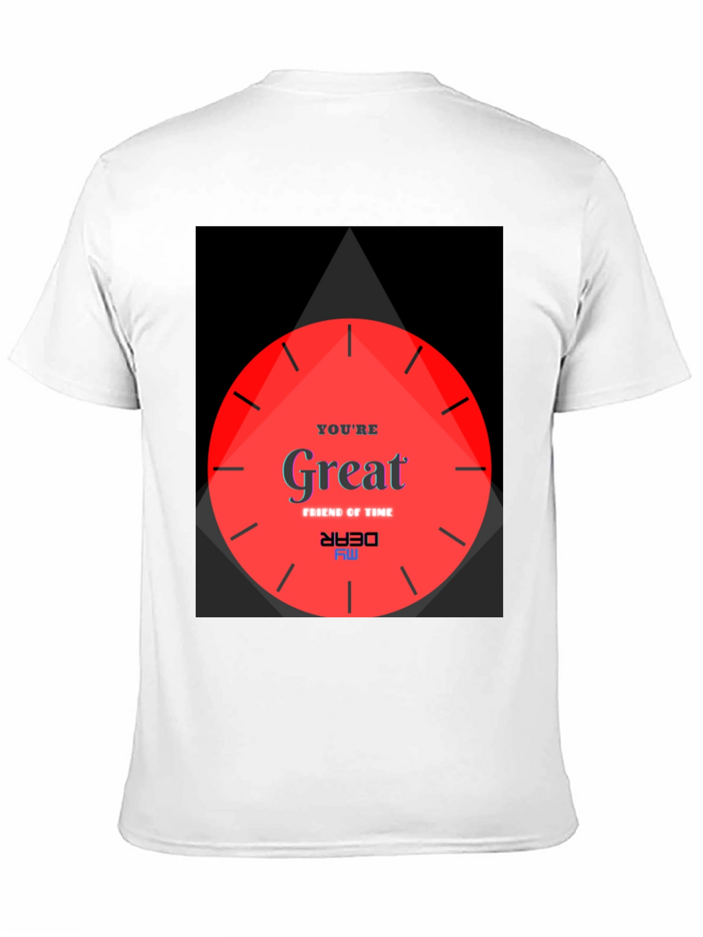 Unique Graphic Tee - Great Friend of Time Design