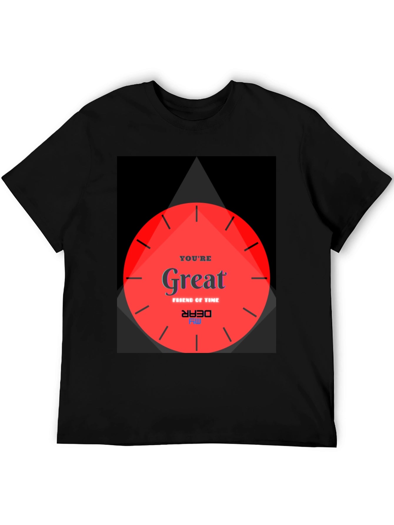 Unique Graphic Tee - Great Friend of Time Design